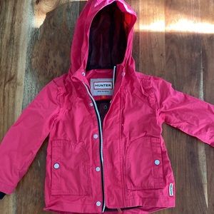 Hunter Kids Girls Original Cotton Jacket 3-4 Bright Pink